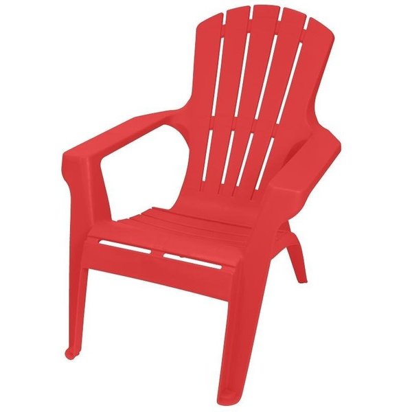 Gracious Living Adirondack II Adirondack Chair, 2934 in W, 3514 in D, 3312 in H, Resin Seat 11610-26ADI